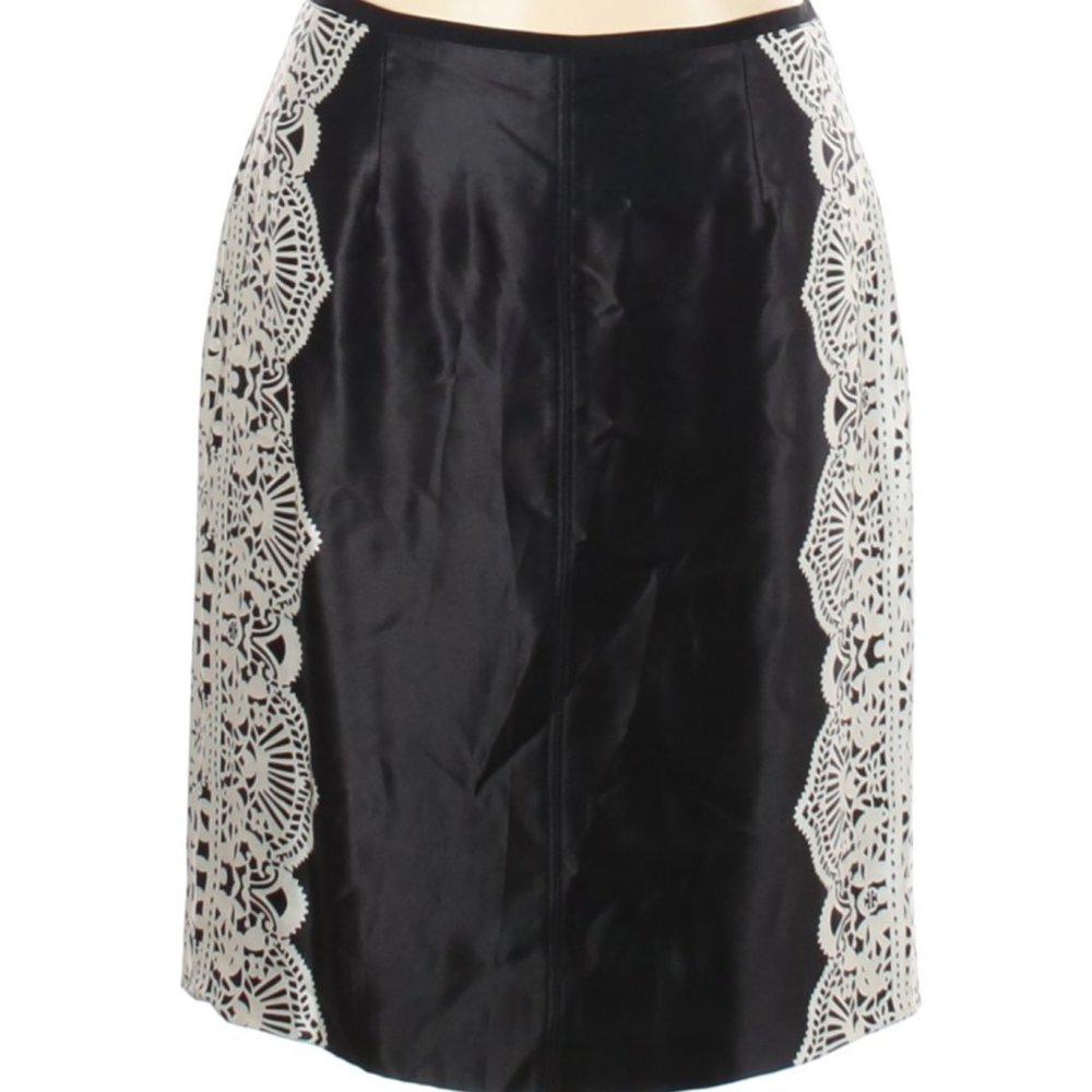 Tory Burch Silk Blend Skirt Size 12 NWT - Picture 1 of 2